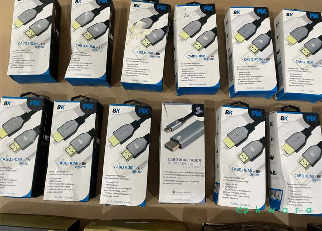 Aprox.  Aprox. 35 Cabos Hdmi Diversos  - Saldo A -  KR4406 - foto 2
