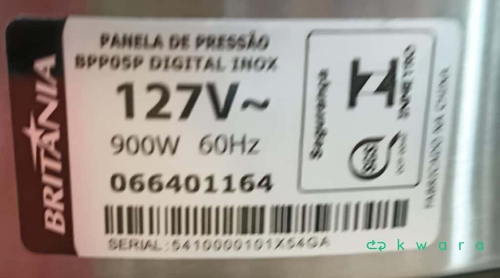 Panela de pressão bpp05p Britânia 127v - Saldo B - KV5790 - foto 3