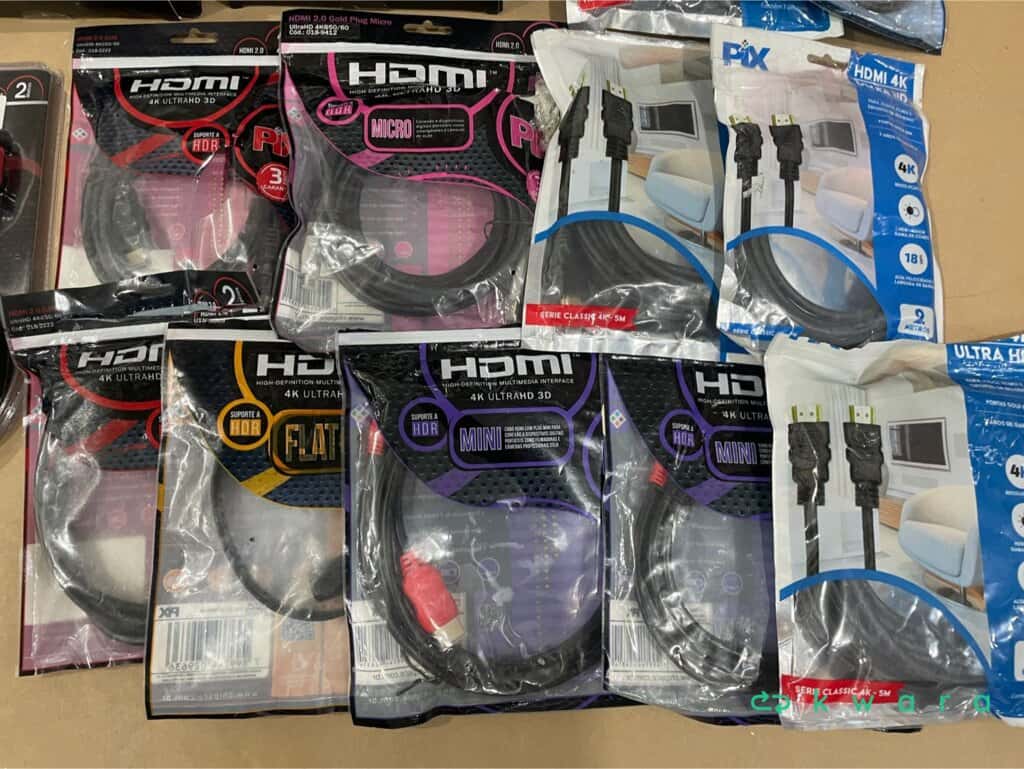Aprox.  Aprox. 35 Cabos Hdmi Diversos  - Saldo A -  KR4406 - foto 6