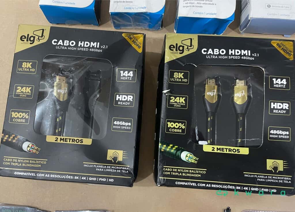 Aprox.  Aprox. 35 Cabos Hdmi Diversos  - Saldo A -  KR4406 - foto 4