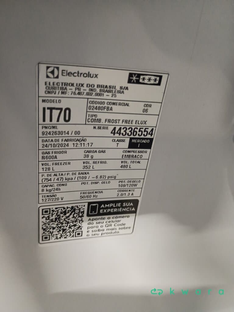 Refrigerador Electrolux Inox 480L" - foto 3