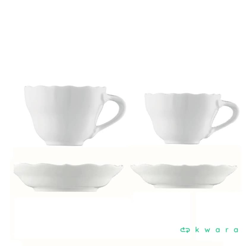 Xícara e Pires De Café Expresso 80 Ml, Xícara e Pires De Café Longo Maria Theresia 180 Ml - Rosenthal - foto 1