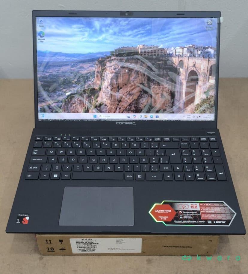 NOTEBOOK COMPAQ PRESARIO 5112 4GB 128SSD SNAPDRAGON 7C GEN 2 - foto 1
