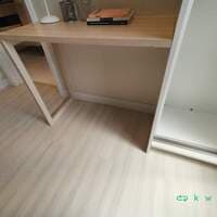 Armário com 2 portas de correr e escrivaninha (não inclui itens de decoração) - foto 4