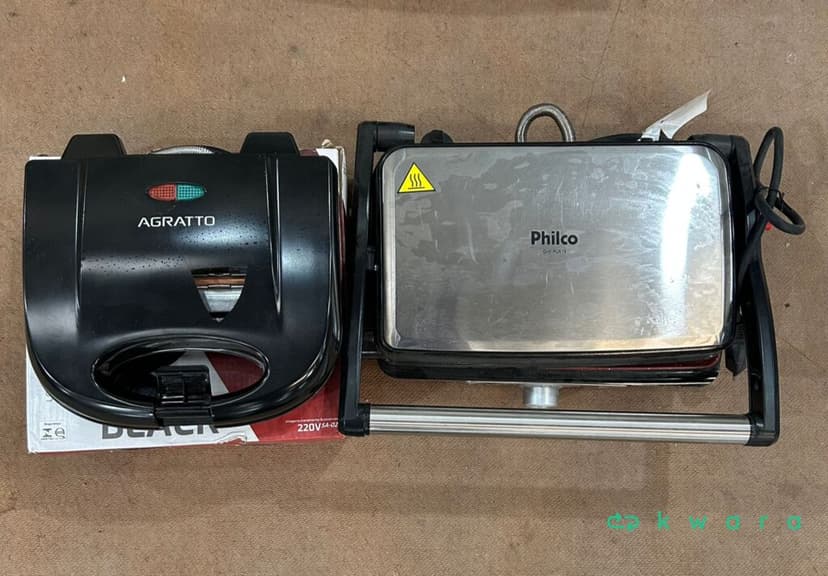 4 itens - sanduicheira/grill diversos - saldo c - m1203 - foto 4
