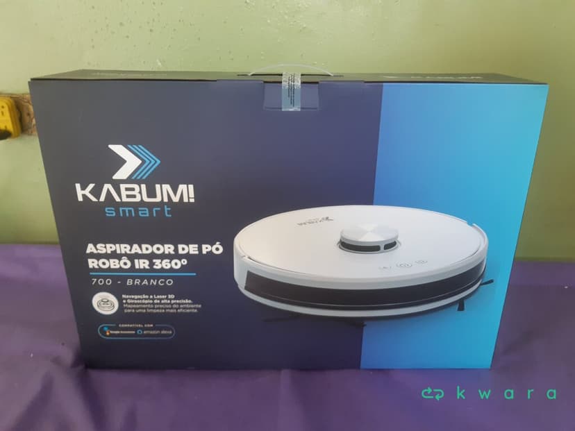 Aspirador de Pó Robô IR 360 Kabum Smart 700 Branco - foto 2