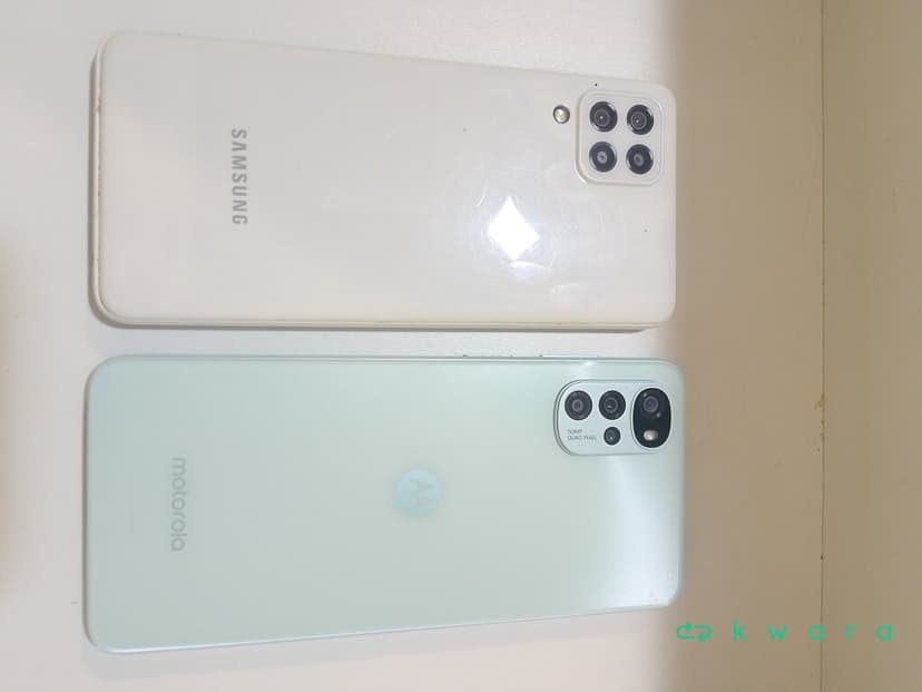 2 Celulares - Motorola Moto G22 e Samsung Galaxy A22 128GB - foto 2