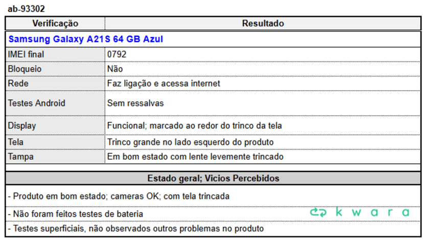 Samsung Galaxy A21S 64 GB Azul - foto 3