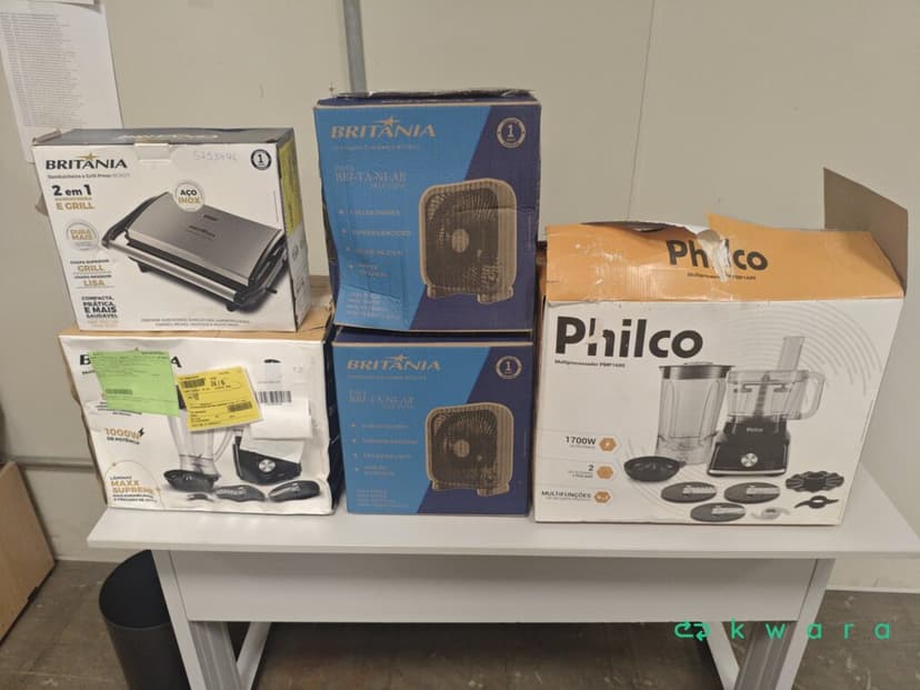 5 Itens: Grill, Multiprocessadores e Circuladores Britania e Philco - foto 2