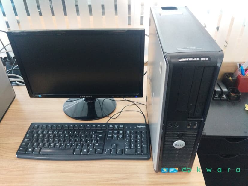 Cpu Optiplex 380, monitor Samsung e teclado - foto 2