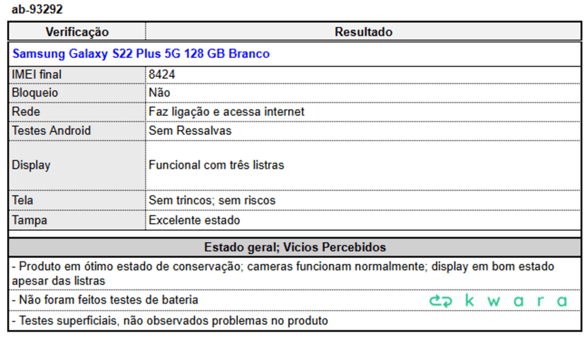 Samsung Galaxy S22 Plus 5G 128 GB Branco - foto 3
