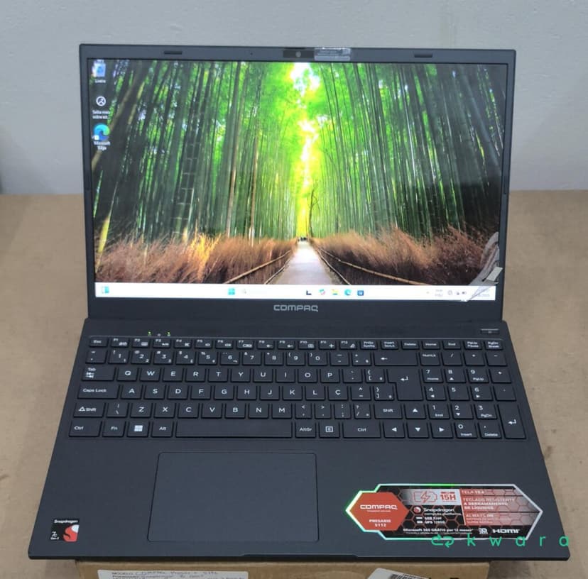 NOTEBOOK COMPAQ PRESARIO 5112 4GB 128SSD SNAPDRAGON 7C GEN 2 - foto 1