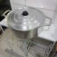Panela Grande 45 Aluminio Batido Fundido Grosso - foto 1