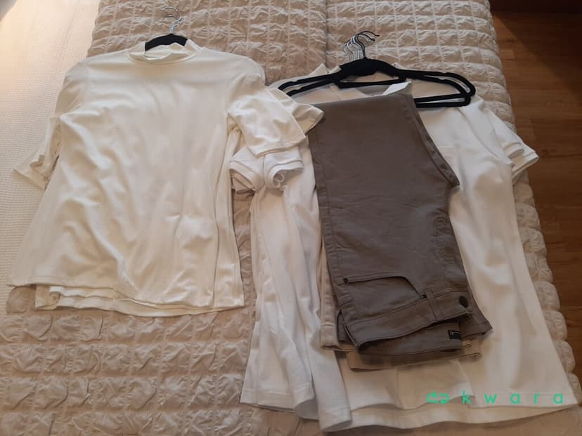 8 Peças de Roupas, 2 Bolsas, Cinto, Bandeja e Chapéu - foto 1