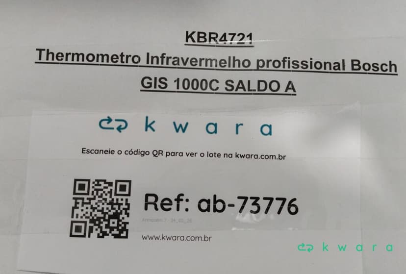 Termômetro infravermelho Bosch gis 1000c - saldo a - KBR4721 - foto 6