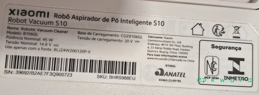 Robô aspirador Electrolux modelo ERB10 e robô aspirador Xiaomi modelo B106GL - foto 4