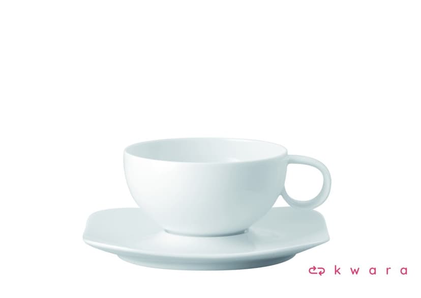 Xícara e Pires De Café Free Spirit Stars 290Ml e Xícara Pires De Chá Free Spirit Branco 270Ml - Rosenthal - foto 2