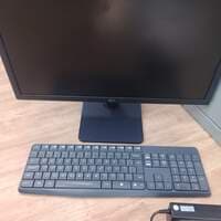 Monitor LG modelo 22mp410 19v 1.3a 22 Pol. e teclado Logitech - foto 1