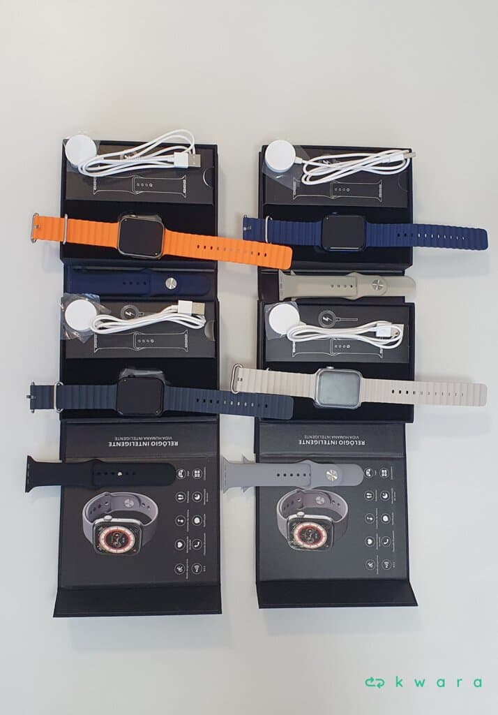 200 Relógios Smartwatch ( 100 Preto, 40 Prata, 40 Dourado, 20 Azul ) - foto 1