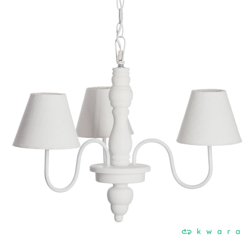 LUSTRE COM 3 CÚPULAS - foto 1