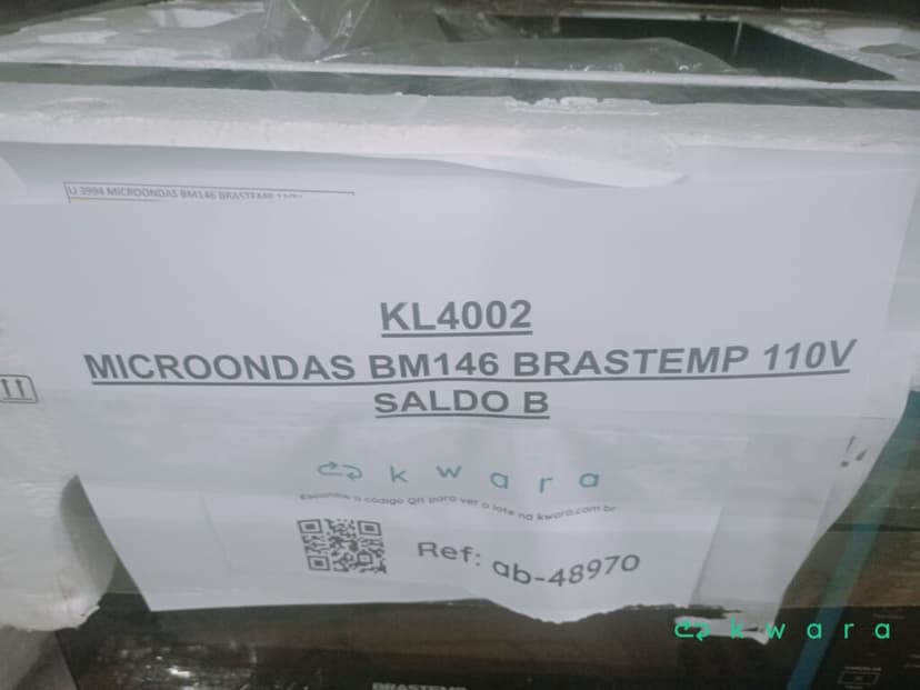 Microondas Bm146 Brastemp 110V - Saldo B - 
 KL4002 - foto 3