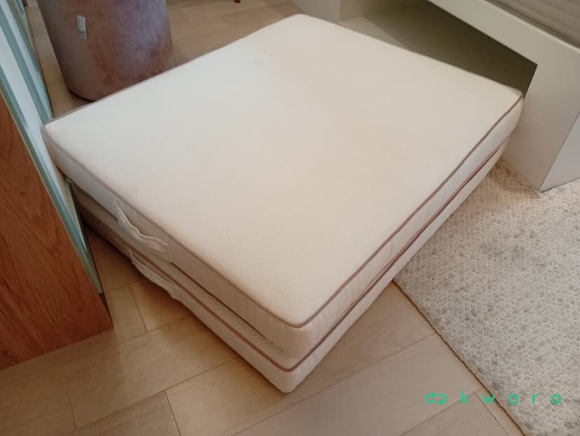 Base de cama casal com 2 colchões - foto 4