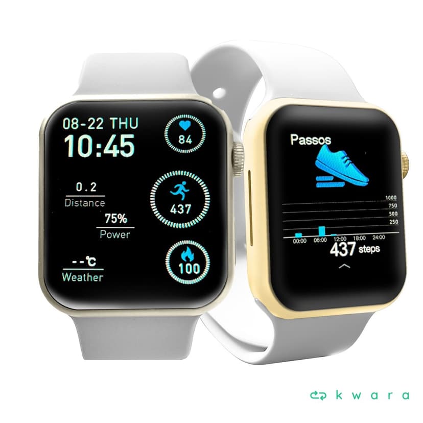 100 Relógios Smartwatch ( 50 Preto, 20 Prata, 20 Dourado, 10 Azul ) - foto 1