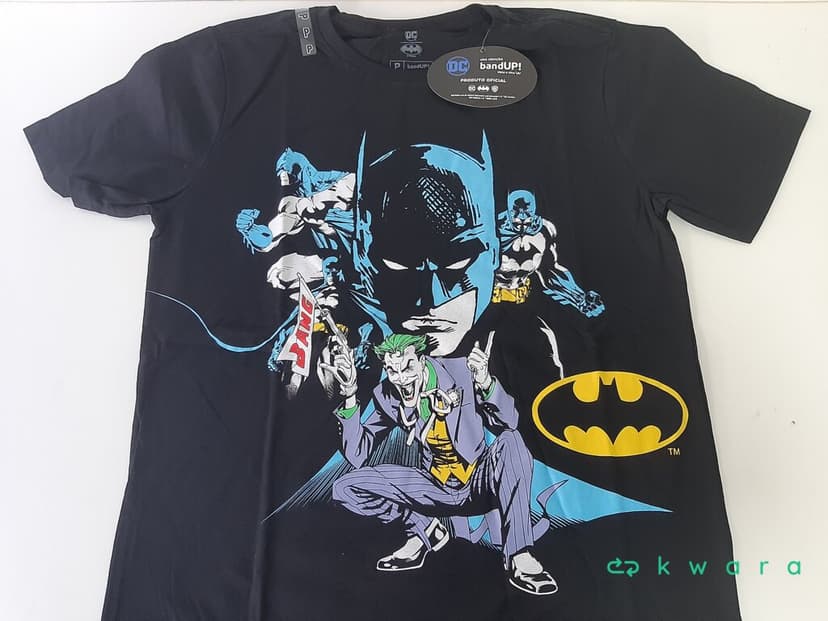 10 Camisetas Batman Preto tam 2P, 3M, 3G e 2GG - foto 1