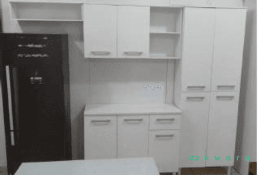 Jogos de armário de cozinha (cada jogo com 4 peças, na cor branca) - foto 1