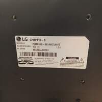 Monitor LG modelo 22mp410 19v 1.3a 22 Pol. e teclado Logitech - foto 2