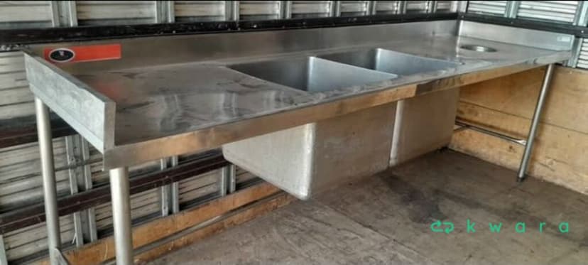Pia em inox com 2 cubas - foto 3