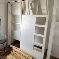 Cama beliche com painel de nicho (desmontados) - foto 1