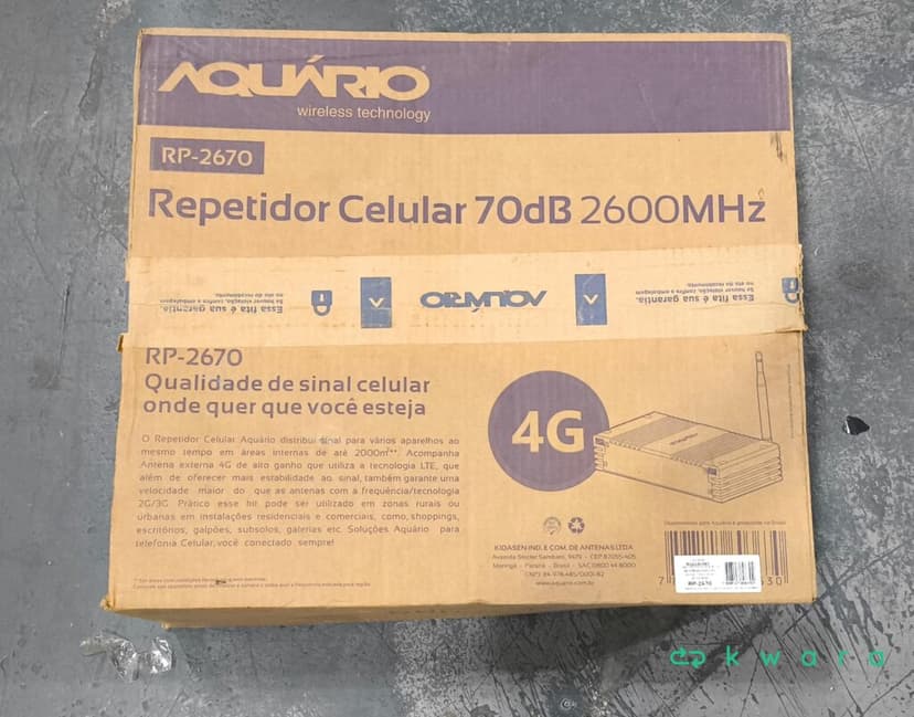 Repetidor Celular 70Db -  Aquário - KL218 - SALDO N - foto 3