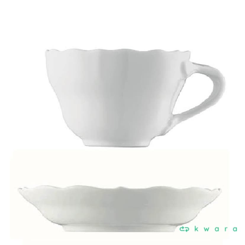 Xícara e Pires De Café Expresso 80 Ml, Xícara e Pires De Café Longo Maria Theresia 180 Ml - Rosenthal - foto 3