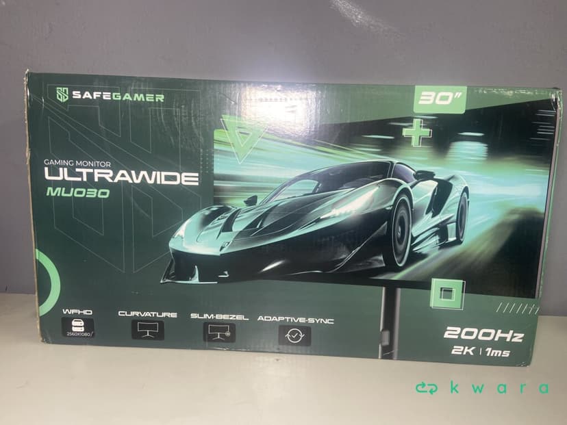 Monitor Gamer Ultrawide Curvo SafeGamer 30” MU030 – 200Hz, 1ms, 2560x1080, VA, Adaptive-Sync, RGB, 8.34kg - foto 1