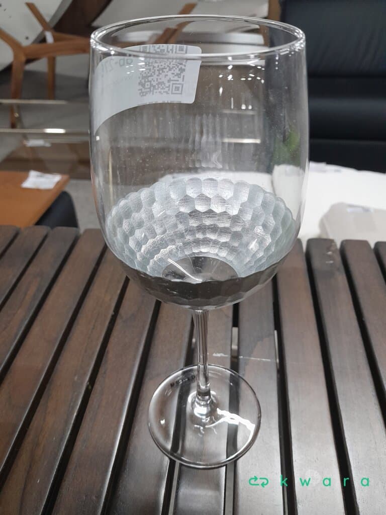 Base de mesa centro larissa (quebrada), taça de vinho e retalho de tecidos Breton - foto 4