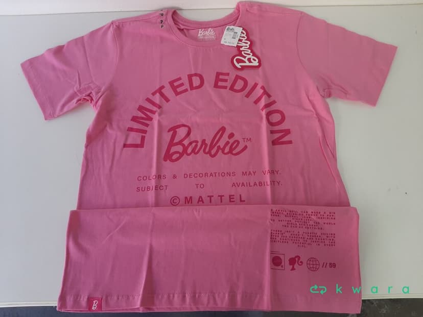 5 Camisetas Barbie tam 1P, 2M, 1G e 1GG - foto 1