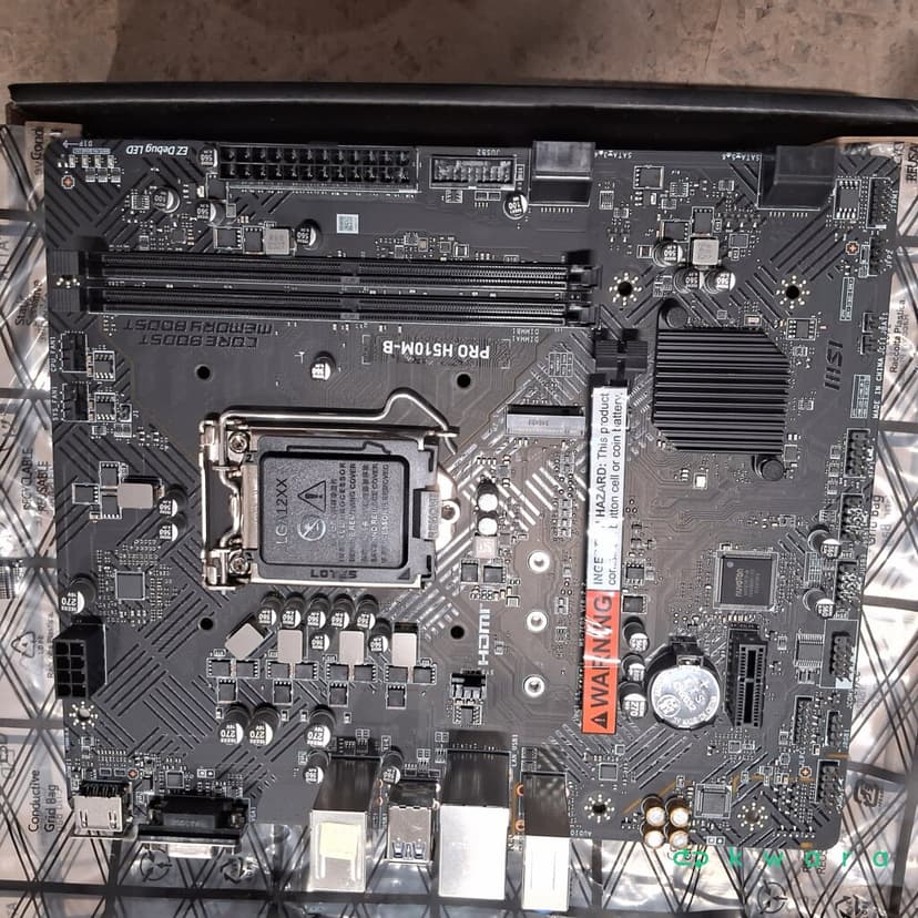 4 Placa mãe de computador A520m MSI, 5 Placas mãe de computador Pro H610M MSI, 1 Placa mãe de computador H510, 27 unid SSD 240GB Adata, 1 cooler Gamemax - foto 1