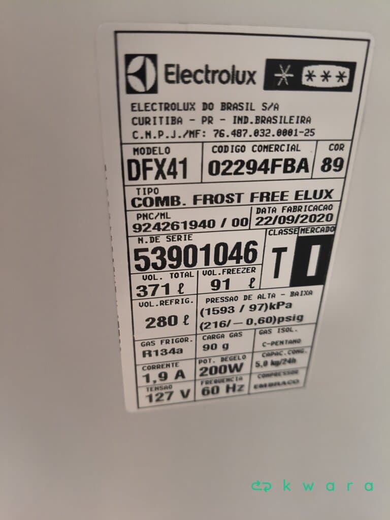 Refrigerador Electrolux Mod. DFX41 371L. - foto 3