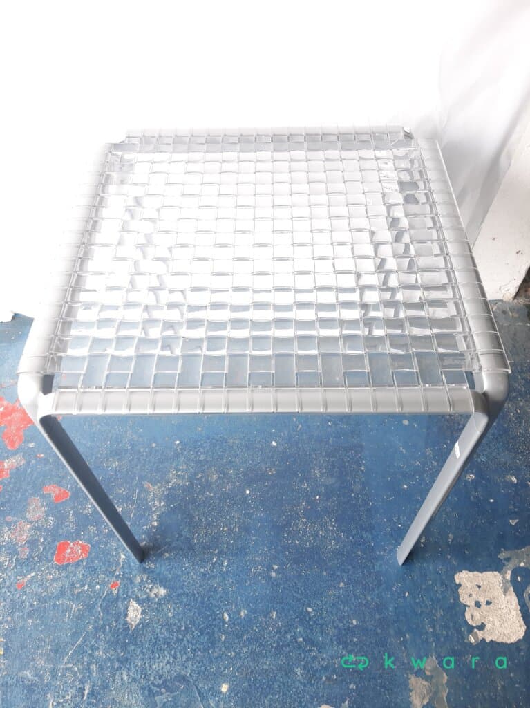 Mesa Ami Ami- Cinza Com Transparente - foto 2