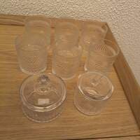 6 Taças de sobremesa, 6 copos, 2 potes e 3 vasos - foto 1