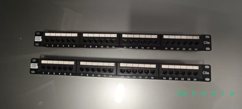 Patch Panel CAT 5E (25 Peças) - foto 1