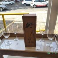 6 Taças e caixa porta vinho - foto 1