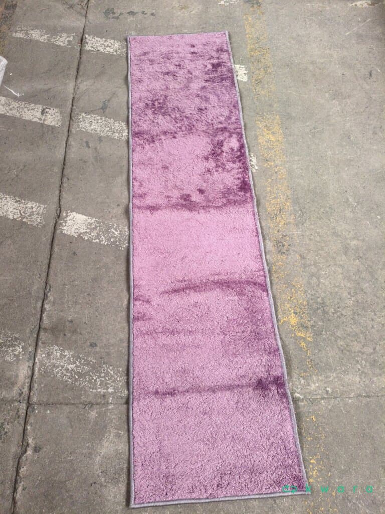Tapete passadeira borda cinza - foto 1