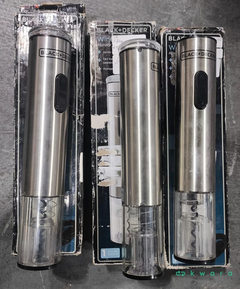 3 Abridores De Vinho Black&Decker (Saldo C) - Kl702 - foto 2