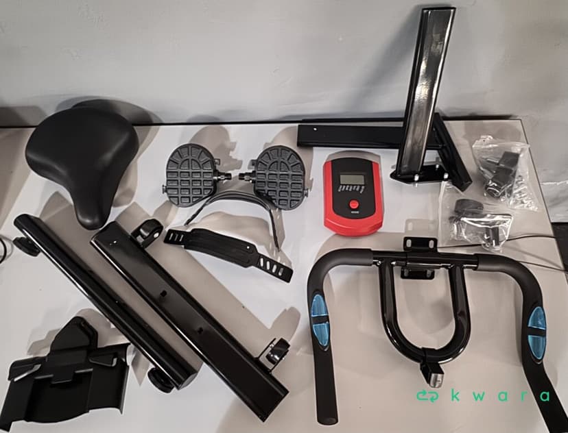 Bicicleta Ergométrica Love Home Preta e Vermelha - foto 2
