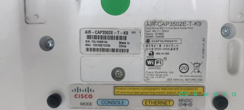 Access Point Aironet 3500 Cisco Dual Band 2.4/5 Ghz 802.11n AIR-CAP3502E-T-K9 300 Mbps  (4 Peças) - foto 1