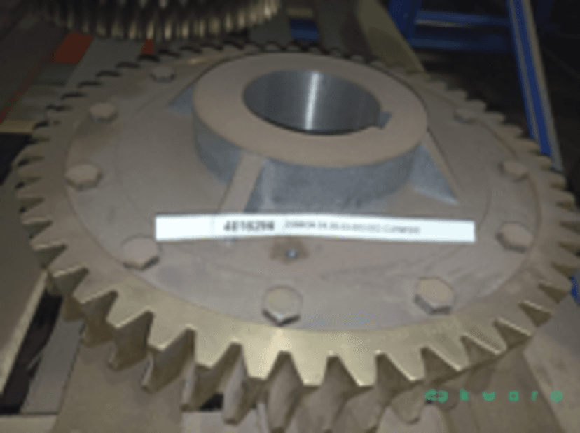 APROX. 12 ITENS: COROA 54.06.03.003.003 CUH W280 ,  COROA AGITADOR 80.105.0077-3 SEMCO ,  COROA DENT 6780015 U05 XEVEX ,  COROA FRESADA 6404448 ,  COROA P/REDUTOR TIPO K-60 241609 - foto 1