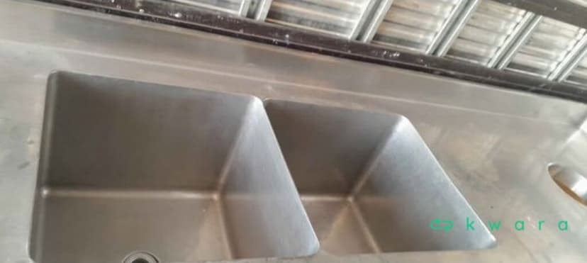 Pia em inox com 2 cubas - foto 5