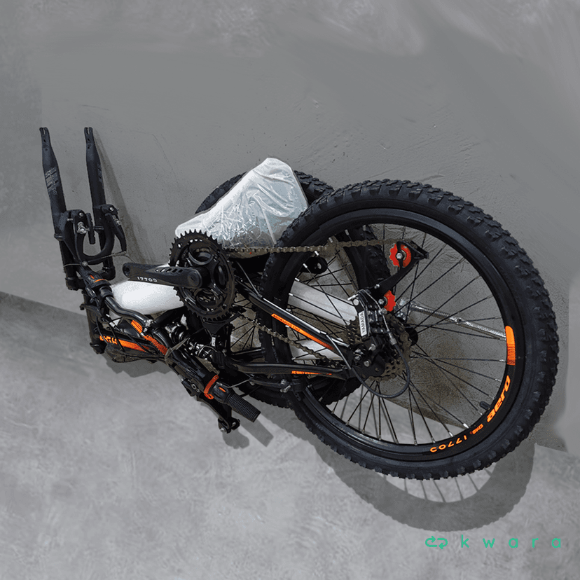 Bicicleta Gps Aro 20 Dupla Suspensão 21 Marchas Colli Corpreto Fosco Laranja Neon - foto 4